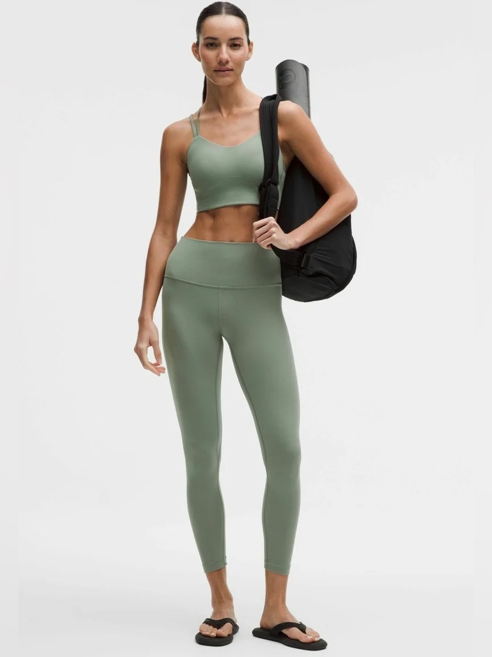 🆕💚 Lululemon Align HR Pant 25” - Willow Leaf